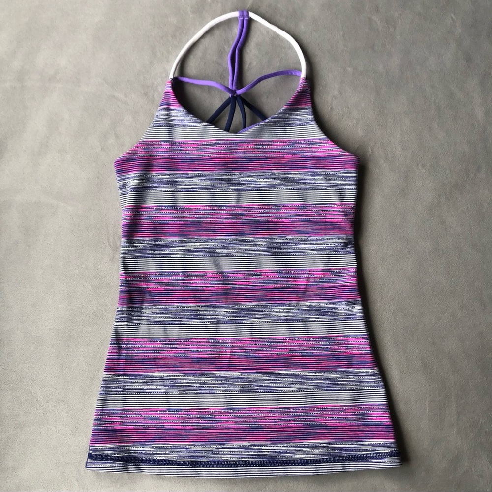 Ivivva ~ Tank ~ Girls Size 10 ~ Purple Blue Pink